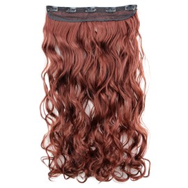 PRETTYSHOP 40 cm or 55 cm Clip-In Hair Extensions, Voluminous and Wavy Hairpiece