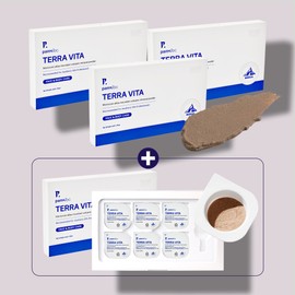 Palms IBC Teravita Pore Pack 1 box (4g / 팜스 아이비씨 테라비타 모공팩 1box(4gX6ea)+1개+팩도구세트 피지흡착 워시오프팩