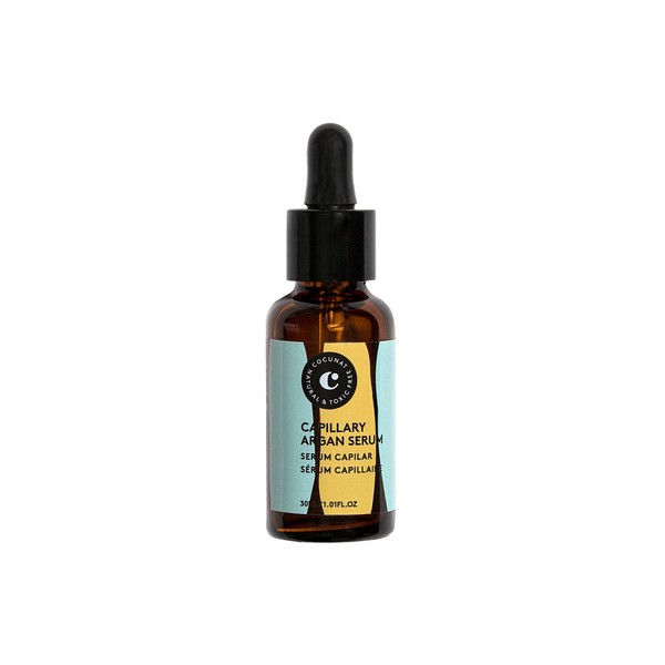 COCUNAT Argan Hair Serum | Hair Serum with 100% Natural Repairing Oils | For All Hair Types - Dry and Damaged Hair | Argan | Eliminates Frizz | Fights Split Ends | Curly Method | 30 ml