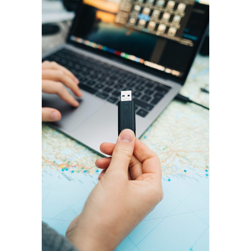 Verbatim PinStripe USB Flash Drive 128 GB