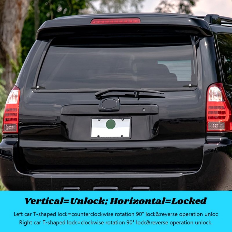 Truck Cap Camper Shell T-Handle Lock Latch Replacement Kit -