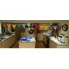 Happy Birthday bunting, Felt letters on polycotton flags