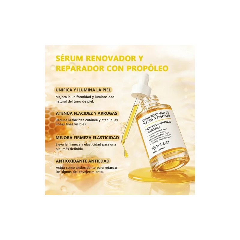 Aclarante Kit Facial Pdrn Salmón Colágeno Antiedad Weud 4pc