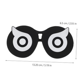 DOITOOL 3pcs Vr Headset Lens Cover Protector for Scratch Dustproof Easy to Install Owl Pattern Design for Stylish