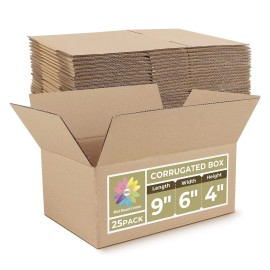 MBC MAT BOARD CENTER Mat Board Center, 9x6x4 Inches Shipping Boxes for Mailing Moving Packaging, 2...