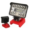 3in LED Rechargeable Work Light 18PCS Lamp Beads 2800lm 54W