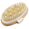 VOCOSTE 1 Pcs Bath Brush, Back Scrubber Wood for Wet