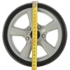 Cast Plastic Wheels, Wheels for Garden Wheelbarrow "LOAD&GO", 95 Litre