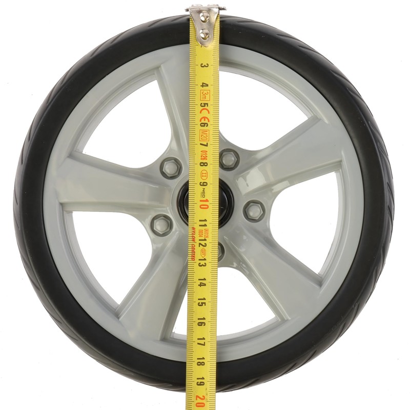 Cast Plastic Wheels, Wheels for Garden Wheelbarrow "LOAD&GO", 95 Litre