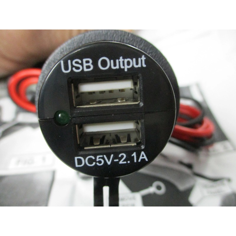 show chrome HONDA GL1800 2018 NEWER DUAL PORT USB AUXILIARY