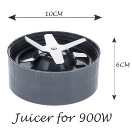 Piezas de Repuesto para Licuadora,Cuchilla de Extractor de Repuesto Nutribullet 600 W/900 W,Aspas Nutribullet Original,Incluyendo Junta Amortiguador y Engranaje para Nutribullet Blender (cruciforme)