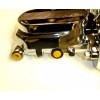 Top Quality 1 1/8th Aluminum Brake Master Cylinder Finned Flat