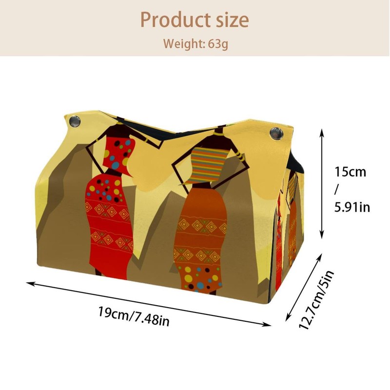2 Pack Tissue Box Cover Holder, Hawaii Glowing Sea Rectangle