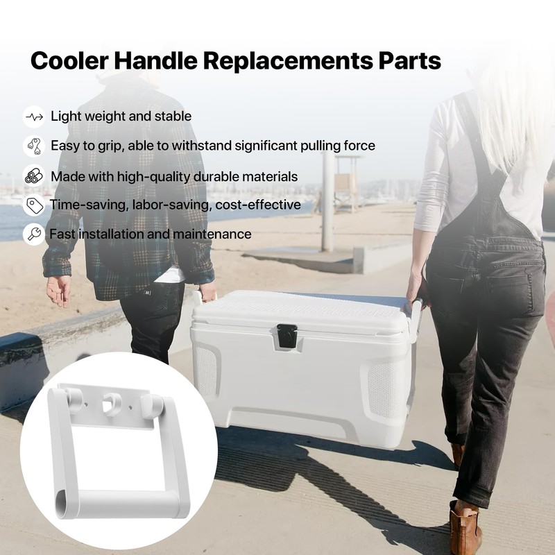 SurpLee Replacement Cooler Handles Parts for 25-72 Qt Coolers,High Strength