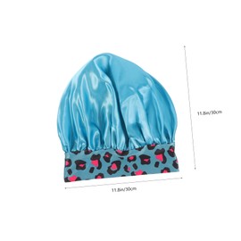 TOVINANNA Pack Lined Shower Cap Large Bath Cap for Women Long Hair Soft Elastic for Chemotherapy Easy to Wear Random Style