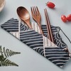 4 Piece Japanese Tableware Set in a Cloth Bag Japanese