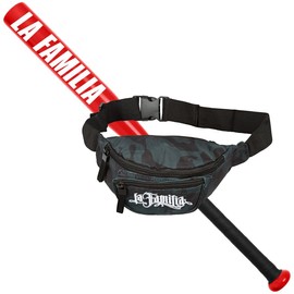 LA Familia Baseball Bat with Bag for Baseball 26 Inches Aluminium Red