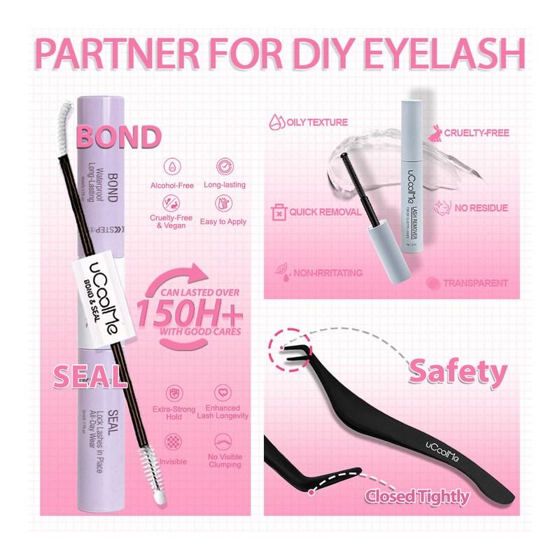 uCoolMe Lashes APHRODITE Lashes kit High Quality Eyelashes for a