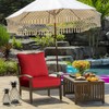 Garden lucky 22x24 inch Outdoor/Indoor Deep Seat Patio Cushions Set