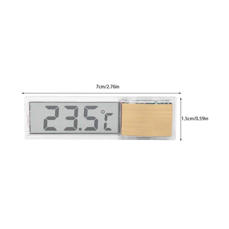 TOPINCN Aquarium Electronic Thermometer Digital Display LED Crystal Induction 3D