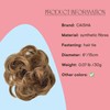 PRETTYSHOP Hairpiece, Scrunchie, Updo, Messy Bun, Wavy, Voluminous Light brown