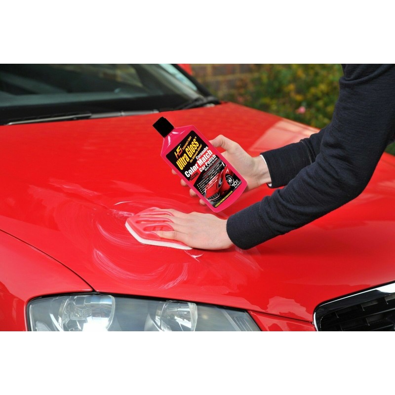 HS Red Car Polish Liquid Wax Long Lasting Protection Boat