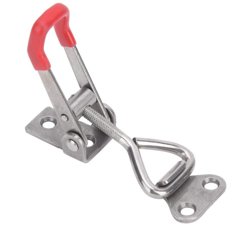 2Pcs Adjustable Toggle Clamp 304 Stainless Steel Toggle Catch Latch