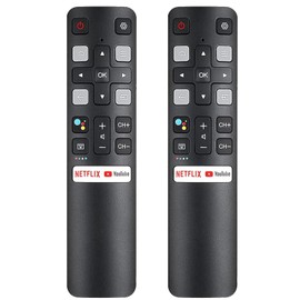 [Pack of 2] Newest Remote Control RC802V FNR1 for TCL Android TV Voice Remote, Compatible with TCL S434 S334 R646 S546 S446 4K UHD QLED Smart TVs