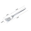 Gymdin 24 Pieces Dinner Forks, Forks Silverware(8 inches), Food Grade