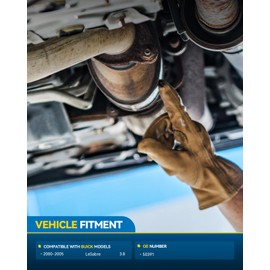 PHILTOP Front Automotive Replacement Catalytic Converter Kit Fit For Buick LeSabre 2001-2005 Replace# 50391, 16007, 16386, 48327, 50290, 51333, 52270, 642741, 645979 (EPA Compliant)