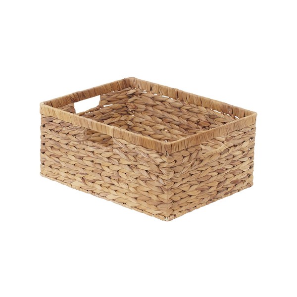 StorageWorks Extra Large Wicker Baskets for Organizing, Water Hyacinth Storage