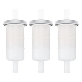 3-Piece Motorcycle Fuel Filter 9 mm Compatible with Kawasaki VN ZX ZXR ZZR Compatible with Yamaha BT FJ FZ FZR XJ