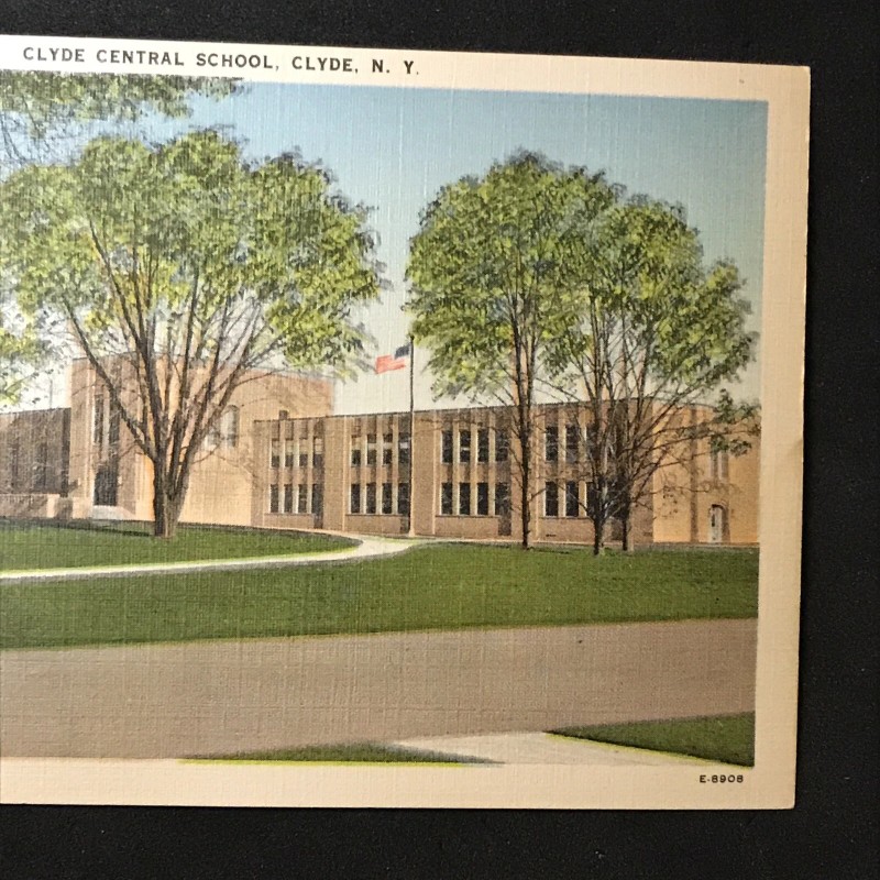 Clyde NY - New York Clyde Central School c 1930's