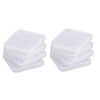 10Pcs Transparent Universal SD Card Storage Case Durable SDHC Memory