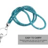 Soleebee Card Holder Lanyard Bling Rhinestone Lanyard with Key Ring