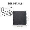 4 PCS Square Slate Drink Coasters Set, SIJDIEE 4 Inch