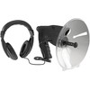 Parabolic directional microphone with headphones recording function, diameter 26 cm,