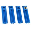 4PCS Fuel Injector Nozzle Flush Cleaner Adapter Universal Cleaning Tool