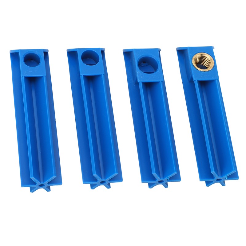 4PCS Fuel Injector Nozzle Flush Cleaner Adapter Universal Cleaning Tool