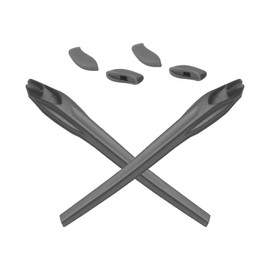 Mryok Replacement Earsocks Nosepieces Kits for Oakley Flak 2.0 OO9295 / 2.0 XL OO9188 - Options, Gray, One Size