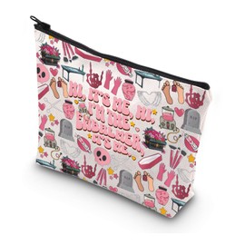 MYSOMY Embalmer Makeup Bag Hi It's Me I'm The Embalmer Cosmetic Bag Funeral Director Gift Mortuary Science Student Gift (Embalmer Bag)