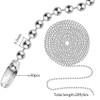 Beaded Pull Chain Extension with Connector, 20 Feet Beaded Roller