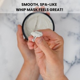 ibodycare Rosemary Mint Dead Sea Mud Mask – Whipped Hydrating Clay Mask with Bentonite & Kaolin Clay, Gentle Pore Minimizer for Face, Non-Drying, 8 oz