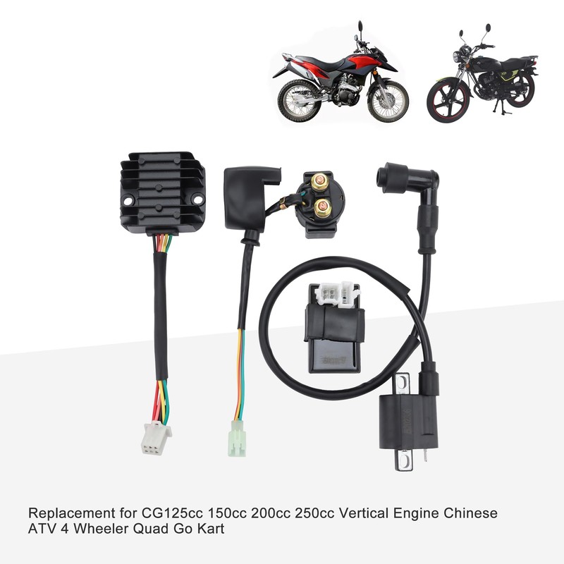 GOOFIT Ignition Coil 6 Pin AC CDI Box 12V Voltage