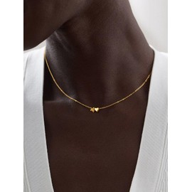 M Necklace Gold Necklace with Initials Small Gold Necklace for Women M Letter Necklace Gifts for Girlfriend Mom Mother