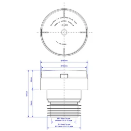 McAlpine Air Admittance Valve 110MM Ventapipe Internal/External VP100E
