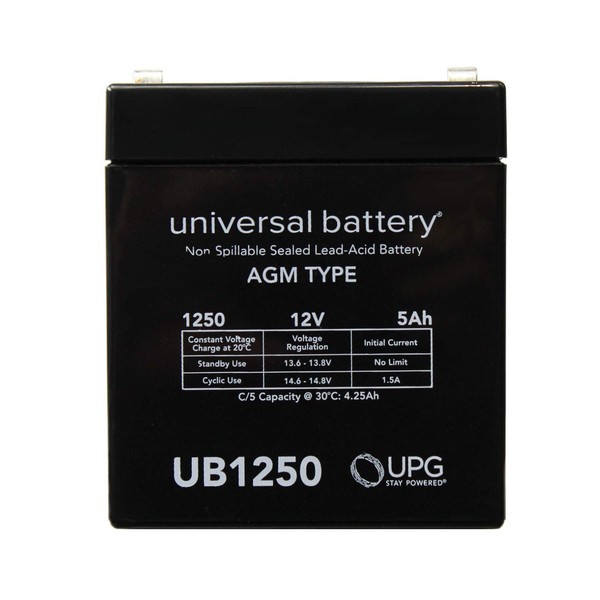UPG 12V 5AH SLA Battery Replacement for Anchor Audio MegaVox Pro PA System