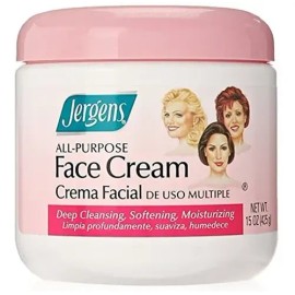 Jergens Crema Facial Hidratante Multiuso Limpieza Profunda                                                                                            