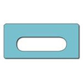 500 Count Audio Cassette Tape Labels (Blue)