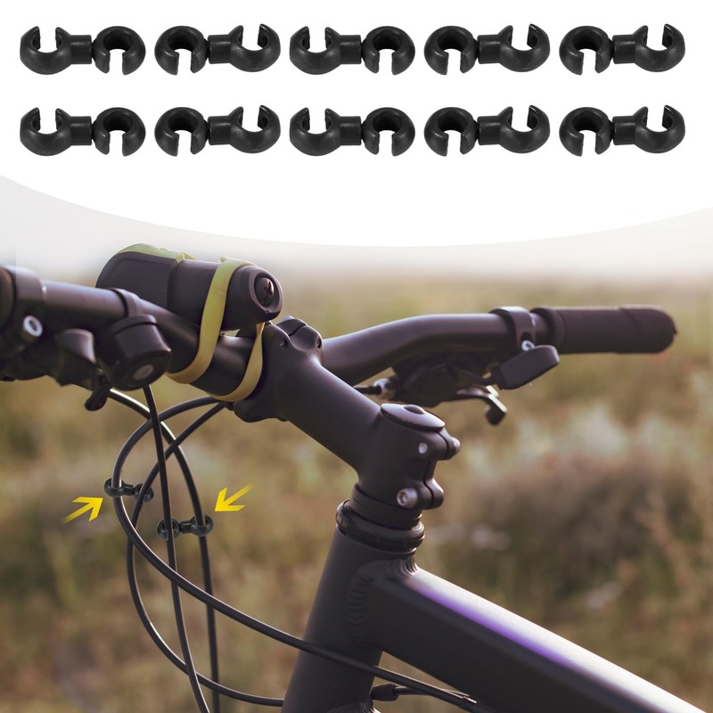 X AUTOHAUX Motorcycle Brake Cable Clips Cable Holder Brake Wire